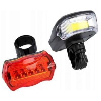 Велофонарь BL-508-COB, STOP-5LED, 3хААА, 2хААА