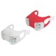 Велофонарь HJ-009 Ultra brite, 2-LED(white+red), 2xCR2032