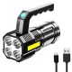 Фонарь переносной BL-X510-4LED+COB, Li-Ion аккум., ЗУ microUSB, Box