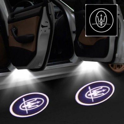 Лазерная дверная подсветка/проекция в дверь автомобиля Maserati