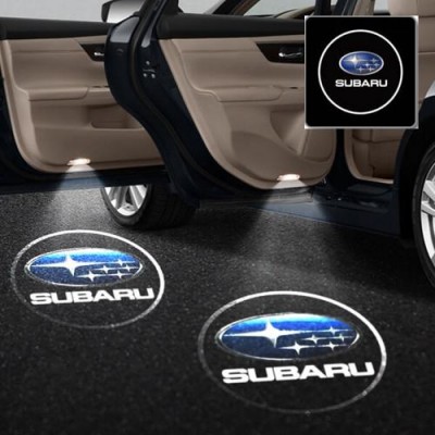 Лазерная дверная подсветка/проекция в дверь автомобиля Subaru