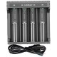 Зарядное устройство LiitoKala Lii-L4, 4x-10440/ 14500/ 16340/ 17355/ 17500/ 17670/ 18350/ 18490/ 18650/ 22650,