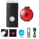 Велофонарь BSK-1133-XPG, STOP-3SMD(red), Li-Ion аккум., ЗУ microUSB, Box