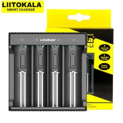 Зарядное устройство LiitoKala Lii-L4, 4x-10440/ 14500/ 16340/ 17355/ 17500/ 17670/ 18350/ 18490/ 18650/ 22650,