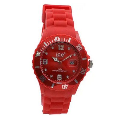 Часы наручные 7980   Детские watch (айс) календарь, red