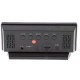 Часы сетевые VST-897-4, ярко-зеленый,температура, USB