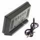 Часы сетевые VST-897-4, ярко-зеленый,температура, USB