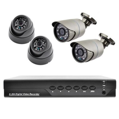 Комплект видеорегистратор+камеры KA6504MK