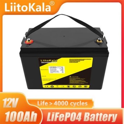 Аккумулятор LiFePO4, LiitoKala, 12V 100Ah с  BMS