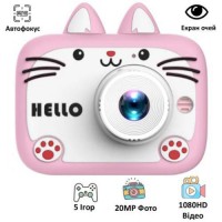 Детский фотоаппарат X900 Cat, pink