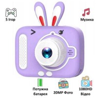 Детский фотоаппарат X900 Rabbit, purple