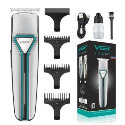 Машинка (триммер) для стрижки волос и бороды VGR V-008, Professional, 3 насадки, встр. аккум.