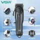 Машинка (триммер) для стрижки воло VGR V-282, Professional, 6 насадок, LED Display, регулировка высоты, встр.