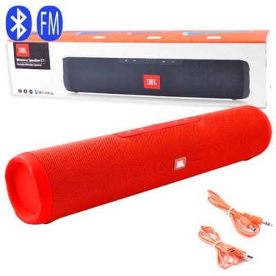 Bluetooth-колонка E7, speakerphone, радио, red