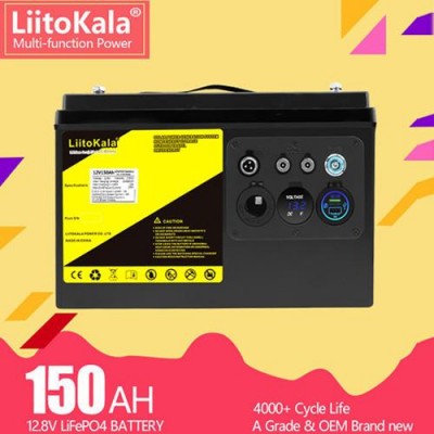 Аккумулятор LiFePO4, LiitoKala, 12V 150Ah, BMS smart плата