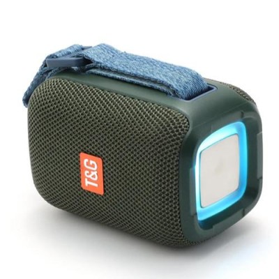 Bluetooth-колонка TG339 с RGB ПОДСВЕТКОЙ, speakerphone, радио, green