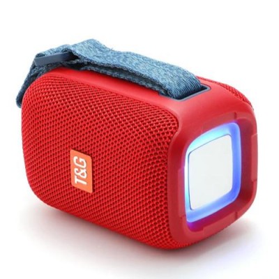Bluetooth-колонка TG339 с RGB ПОДСВЕТКОЙ, speakerphone, радио, red