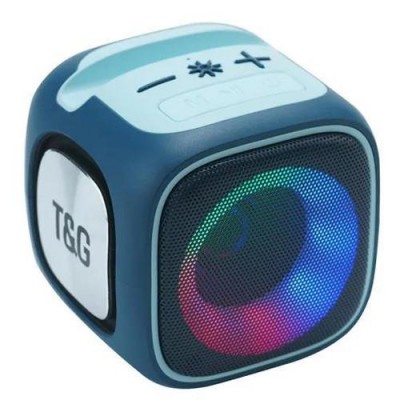Bluetooth-колонка TG359 с RGB ПОДСВЕТКОЙ, speakerphone, радио, blue