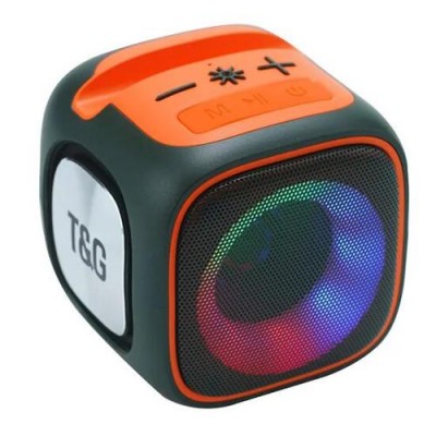 Bluetooth-колонка TG359 с RGB ПОДСВЕТКОЙ, speakerphone, радио, green