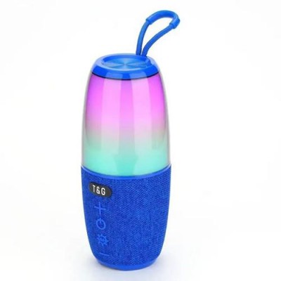 Bluetooth-колонка TG644 с RGB ПОДСВЕТКОЙ, speakerphone, радио, blue