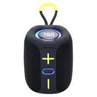 Bluetooth-колонка TG658 с RGB ПОДСВЕТКОЙ, speakerphone, радио, black