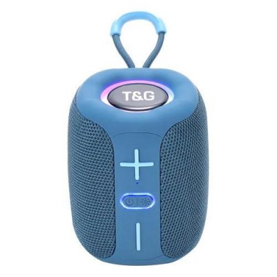 Bluetooth-колонка TG658 с RGB ПОДСВЕТКОЙ, speakerphone, радио, blue