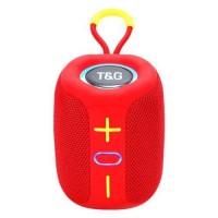 Bluetooth-колонка TG658 с RGB ПОДСВЕТКОЙ, speakerphone, радио, red