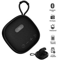 Bluetooth-колонка с наушниками TG813, c функцией speakerphone, радио, black