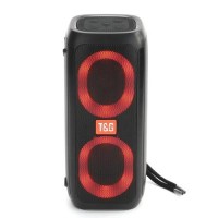 Bluetooth-колонка TG333 с RGB ПОДСВЕТКОЙ, speakerphone, радио, black