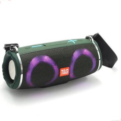 Bluetooth-колонка TG642 с RGB ПОДСВЕТКОЙ, speakerphone, радио, green