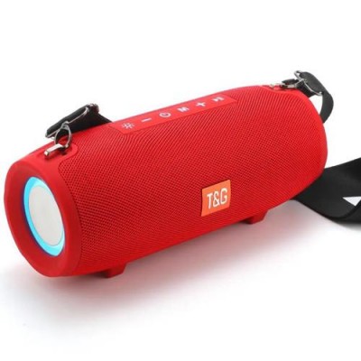 Bluetooth-колонка TG322 с RGB ПОДСВЕТКОЙ, speakerphone, радио, red