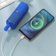 Bluetooth-колонка с наушниками TG807, c функцией POWER BANK, speakerphone, радио, blue