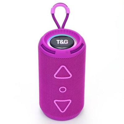 Bluetooth-колонка TG656 с RGB ПОДСВЕТКОЙ, speakerphone, радио, purple