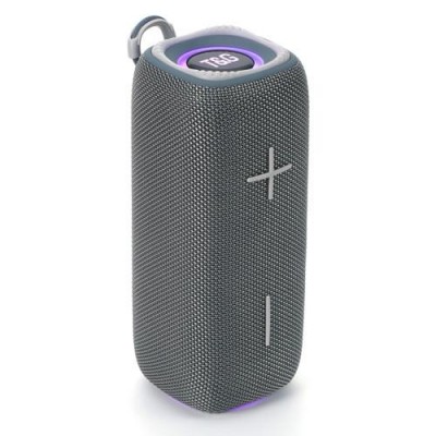 Bluetooth-колонка TG654 с RGB ПОДСВЕТКОЙ, speakerphone, радио, grey