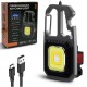 Фонарь MULTIFUNCTIONAL 5138/KL-535-COB ULTRA(white+yellow+red), multitool, Li-Ion аккум., магнит, карабин,