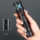 Фонарь PLD-CA166-3 1 РЕЖИМ WHITE LASER LED PM10-TG, 1х18650, индикация заряда, ЗУ Type-C, zoom, Box