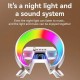 Light Sound Machine XM-X63, RGB ночник, часы, беспроводная зарядка, Bluetooth колонка Light Sound Machine XM-X63, RGB ночник, часы, беспроводная зарядка, Bluetooth колонка