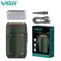 Электробритва VGR V-353 GREEN шейвер для сухого и влажного бритья, Waterproof