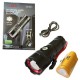 Фонарь CB-B53-TG, 3х18650, power bank, индикация заряда, ЗУ Type-C, zoom, Box
