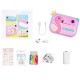 Детский фотоаппарат мгновенной печати YT008  PINK FLAMINGO с поддержкой microSD card, 3Y+