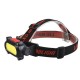 Фонарь налобный BL-209-COB (white+red), Li-Ion аккум., Waterproof, ЗУ Type-C