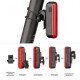 Велофонарь LEADBIKE LD80-6LED с лазерной разметкой, waterproof, Li-Ion  аккумулятор, ЗУ Type-C