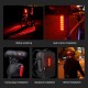 Велофонарь LEADBIKE LD80-6LED с лазерной разметкой, waterproof, Li-Ion  аккумулятор, ЗУ Type-C