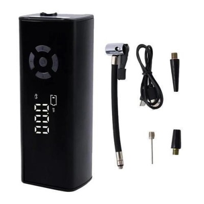 Портативный умный автомобильный насос MX2003, многофункциональный цифровой дисплей, фонарь, Li-Ion аккум., ЗУ Type-C