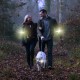 Светодиодный LED браслет безопасности  YD2307-COB(white+red), Waterproof, Li-Ion аккумулятор., ЗУ Type-C