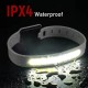 Светодиодный LED браслет безопасности  YD2307-COB(white+red), Waterproof, Li-Ion аккумулятор., ЗУ Type-C