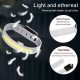 Светодиодный LED браслет безопасности  YD2307-COB(white+red), Waterproof, Li-Ion аккумулятор., ЗУ Type-C