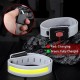 Светодиодный LED браслет безопасности  YD2307-COB(white+red), Waterproof, Li-Ion аккумулятор., ЗУ Type-C