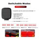 Велофонарь XA-817 с указанием поворотов (red+yellow), waterproof, ЗУ Type-C, Li-Ion аккум., пульт управления,