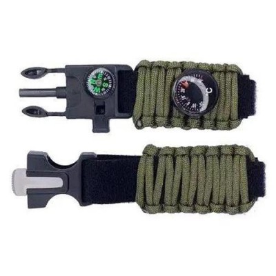 Ремешок PARACORD, ARMY GREEN, 24 мм